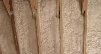 closed-cell spray foam for Pierre applications